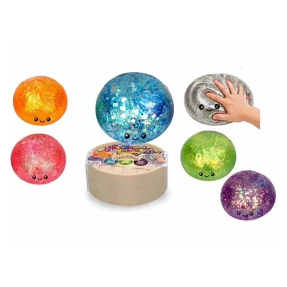 JUMBO SIZE SUPER GIANT 7” Glitter Dumpling in Super Jumbo Steamer red glitter
